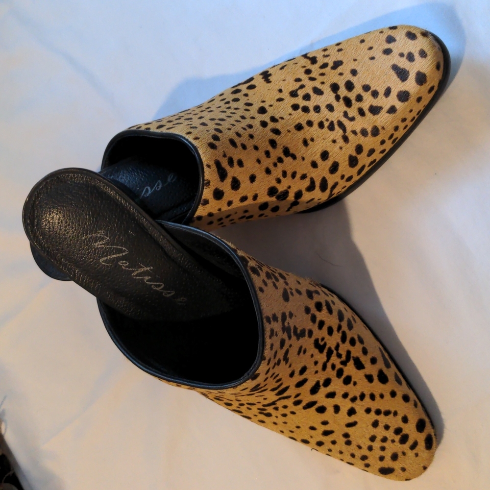 Matisse Pony Hair Mules Size 10